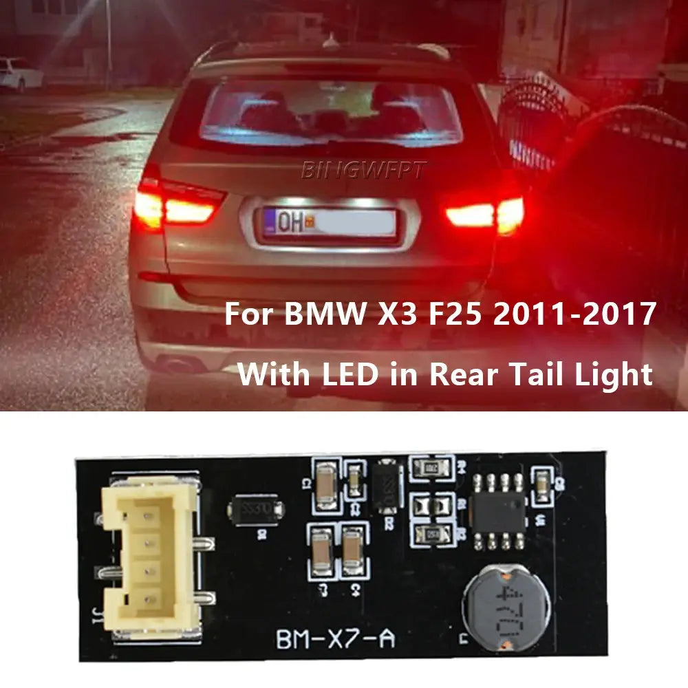 For BMW X3 F25 2011-2017 Rear Driver F25 B003809.2 LED Light Plug and Play Repair Replacement Board Tail Light by InterCyprus Trading Ltd