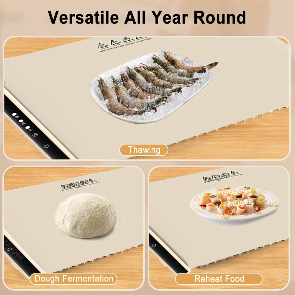Electric Warming Tray Food Warmer Plate &ndash; Fast Heating