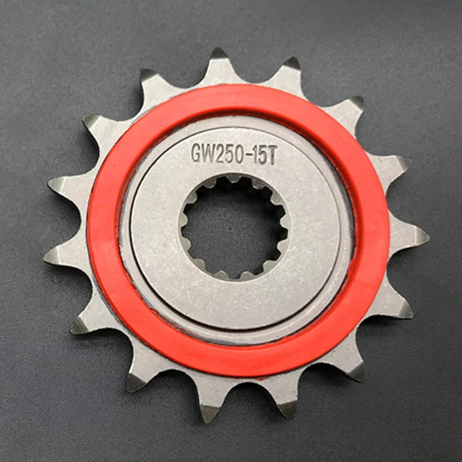 Front Sprocket for Suzuki GW250 15T GSR250S GSX250R DL250 Durable Quiet Performance