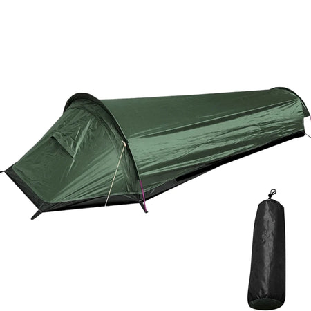 Backpacking Tent &ndash; Ultra-Lightweight Single Person Tent Army green