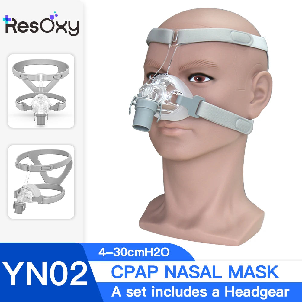 YUWELL Nasal Mask CPAP Headgear - Silicone Gel Cushions L size / CHINA