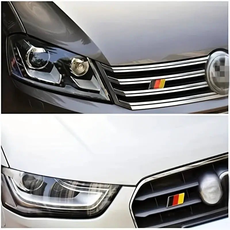 3D German Flag Plastic Grille Emblem for Volkswagen All Models by InterCyprus Trading Ltd