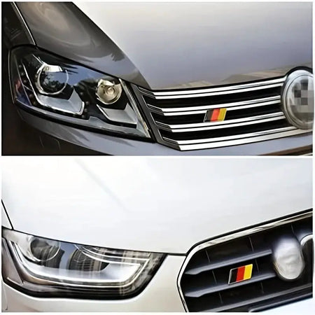 3D German Flag Plastic Grille Emblem for Volkswagen All Models by InterCyprus Trading Ltd