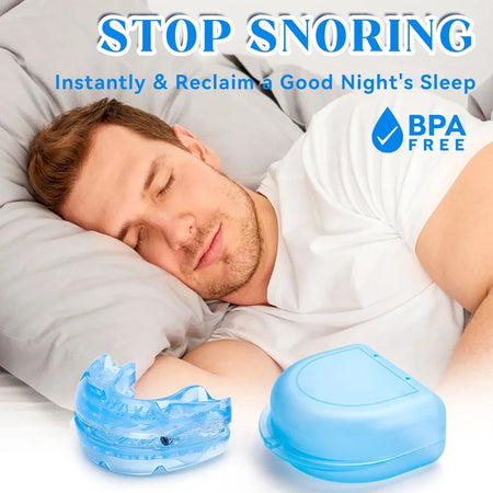 Anti Snoring Bruxism Mouth Guard - Adjustable Sleep Aid