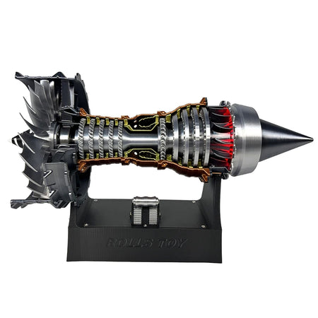 TR900 Turbofan Engine Model Kit - DIY Electric Simulation Toy for Science Enthusiasts
