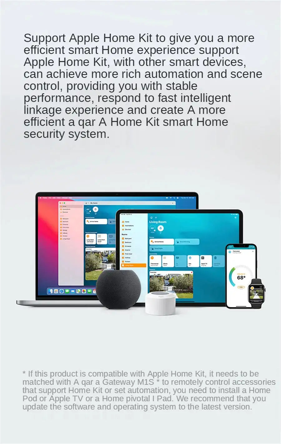 Aqara High Precision Motion Sensor Smart Home ZigBee 3.0 IPX5 Waterproof by InterCyprus Trading Ltd