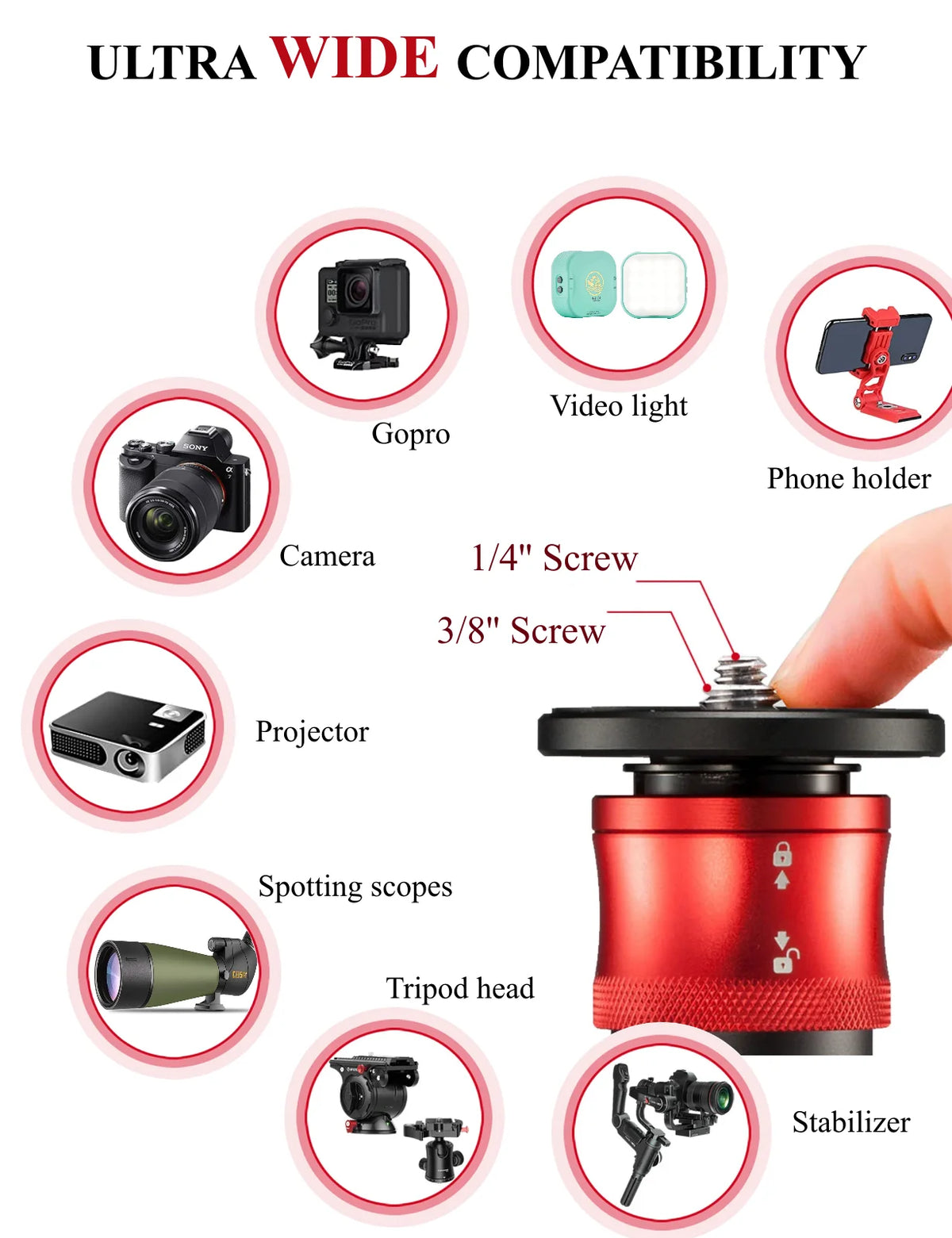 IFOOTAGE CB3 BASE-P &ndash; Ultra Smooth Quick Release Pedal