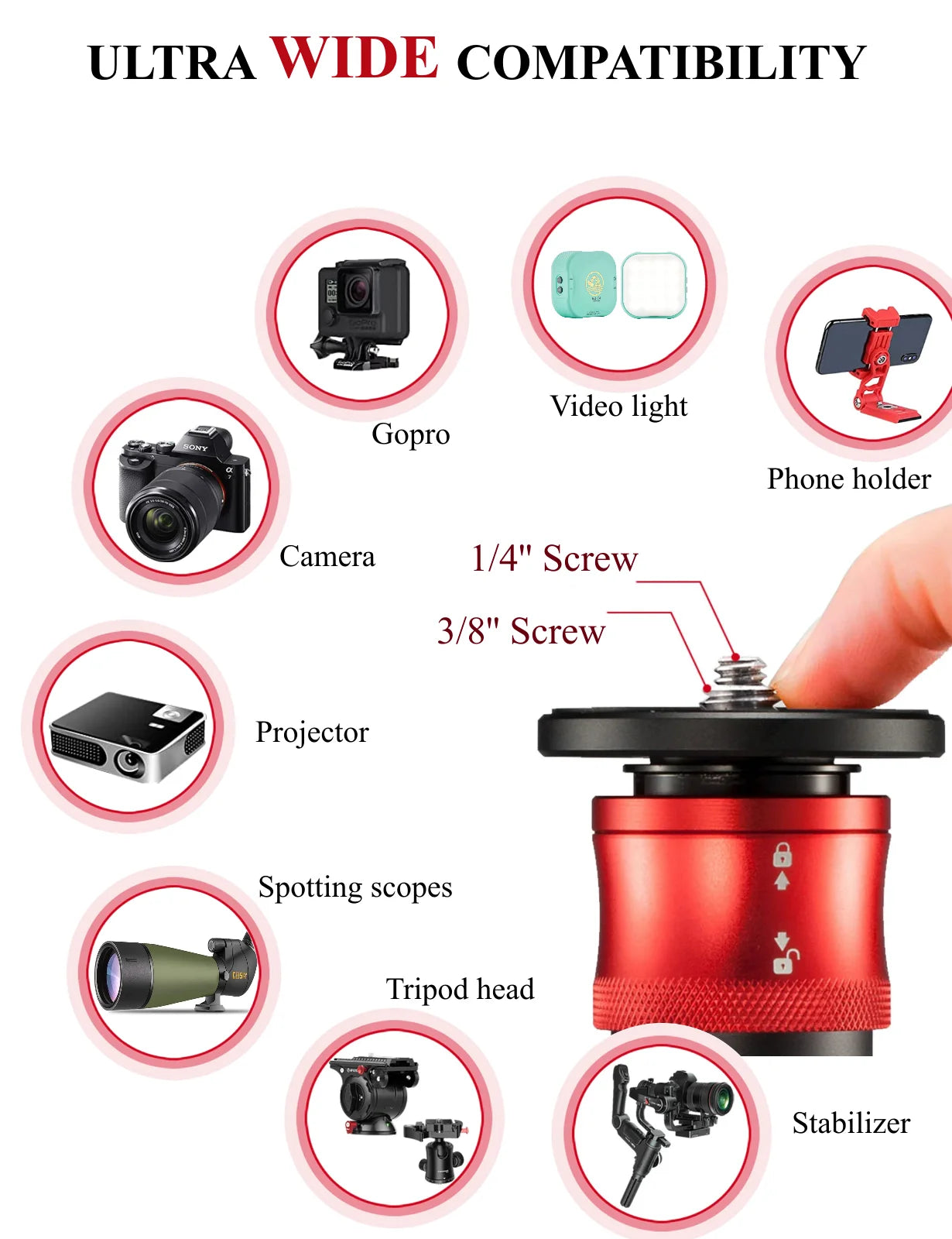 IFOOTAGE CB3 BASE-P &ndash; Ultra Smooth Quick Release Pedal