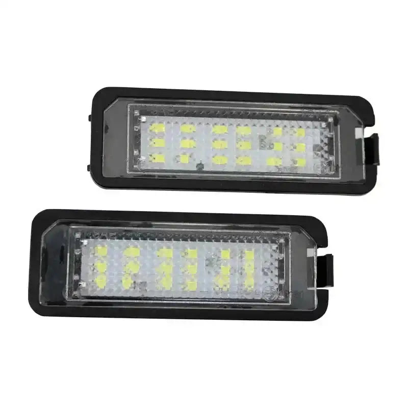 VW Two Piece LED License Plate Lights Canbus 12V For Golf