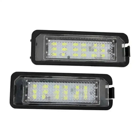 VW Two Piece LED License Plate Lights Canbus 12V For Golf