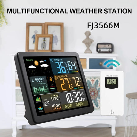 Digital Weather Station Clock &ndash; Wireless Temp Humidity