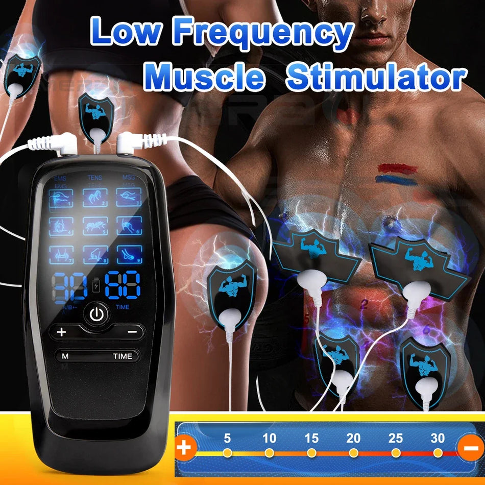 TENS Muscle Stimulator EMS Massager &ndash; Neck Back Therapy
