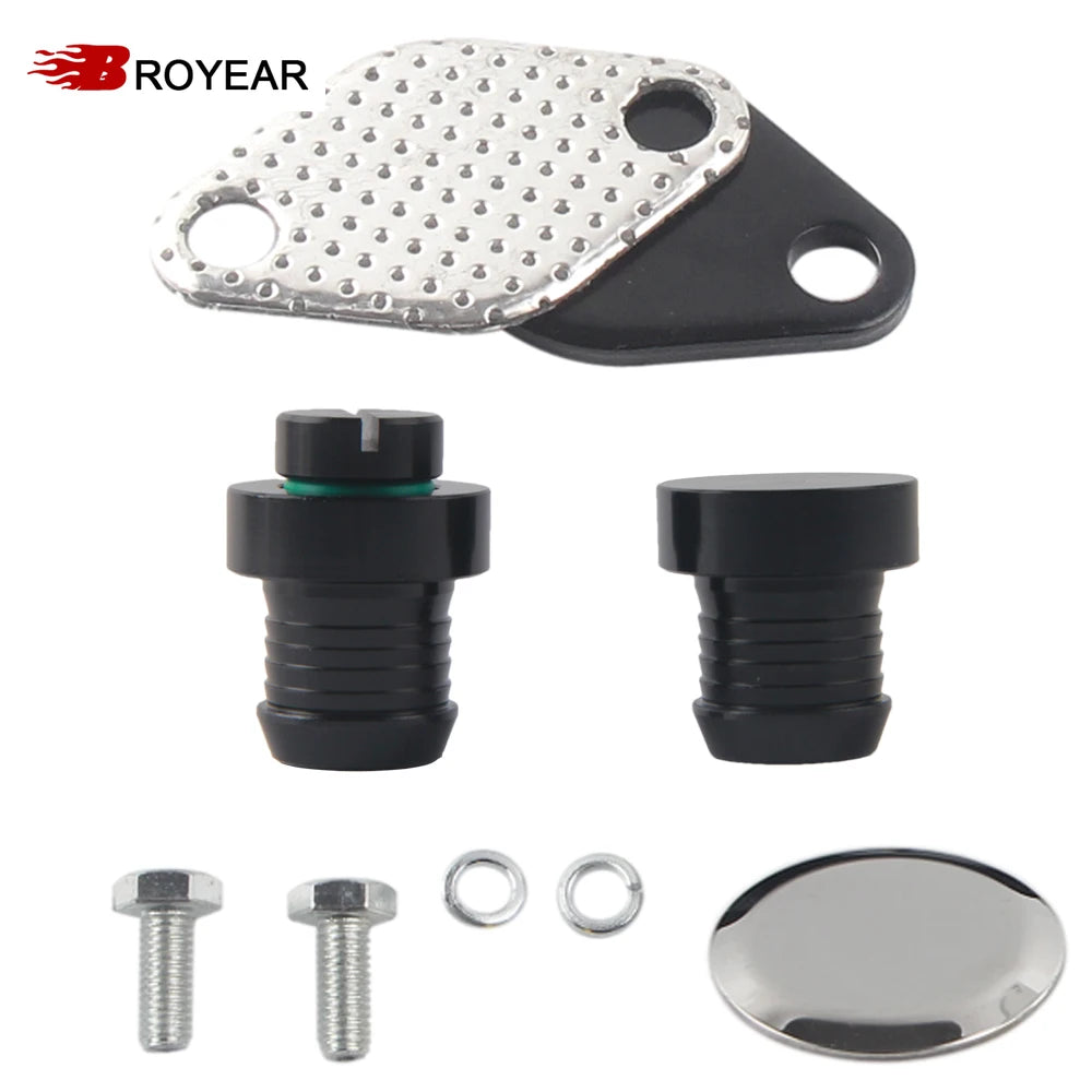 Aluminum Valve Cooler Repair Kit For BMW E46 E90 E60 E83 M47N2 M57N2 by InterCyprus Trading Ltd