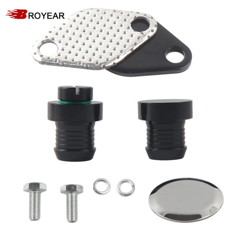 Aluminum Valve Cooler Repair Kit For BMW E46 E90 E60 E83 M47N2 M57N2 by InterCyprus Trading Ltd