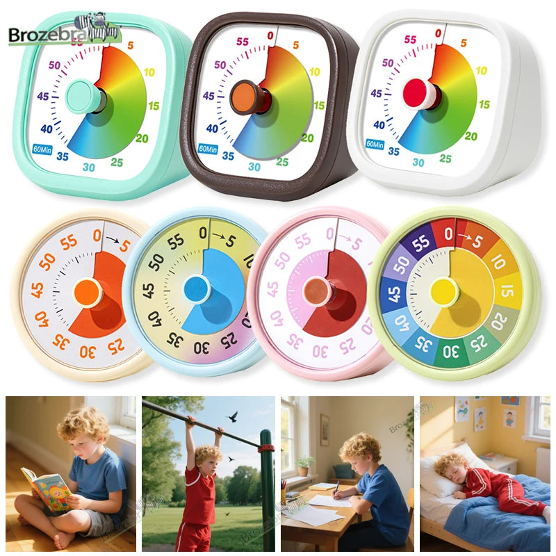 Classroom Visual Timer for Kids | Educational Countdown Tool | Silent 60-Minute Desk Timer