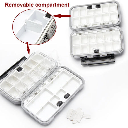 Multifunctional Travel Pill Organizer and Medicine Storage Container with Adjustable Lattice and Waterproof Design