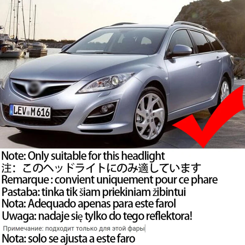 Λευκό SMD LED Αγγελική Ματιά Δαχτυλίδι Kit Με 6000K Για Mazda 6 2007-2012