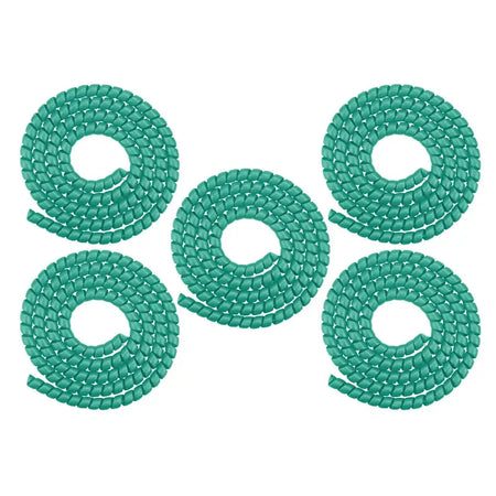 1.3m Spiral Cable Protector For M365 Pro 2 And Bicycles 5Pcs Green