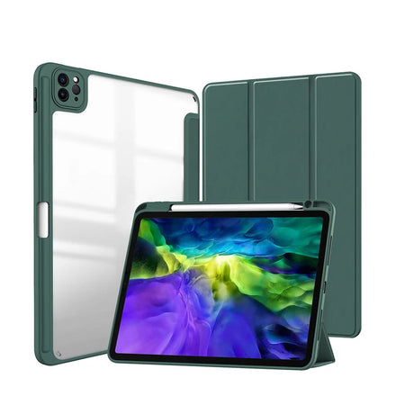 Smart Case for iPad Air Series - Drop Resistant Leather Green / iPad(2020) 10.2