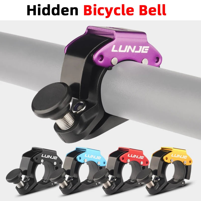 Compact Stainless Steel Bicycle Bell - 5 Vibrant Colours Available