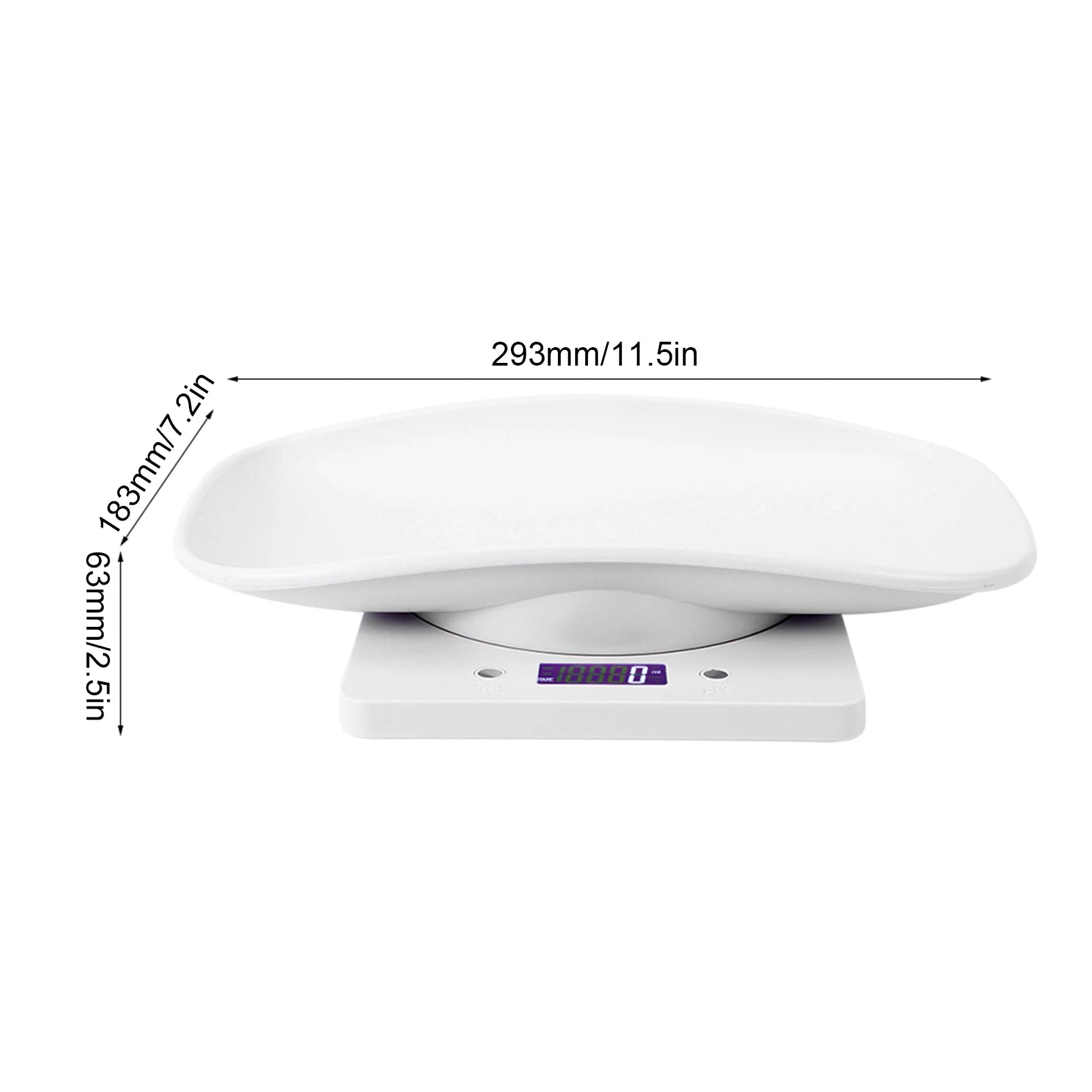 10kg 1g Digital Small Pet Weight Scale &ndash; 1g Precision