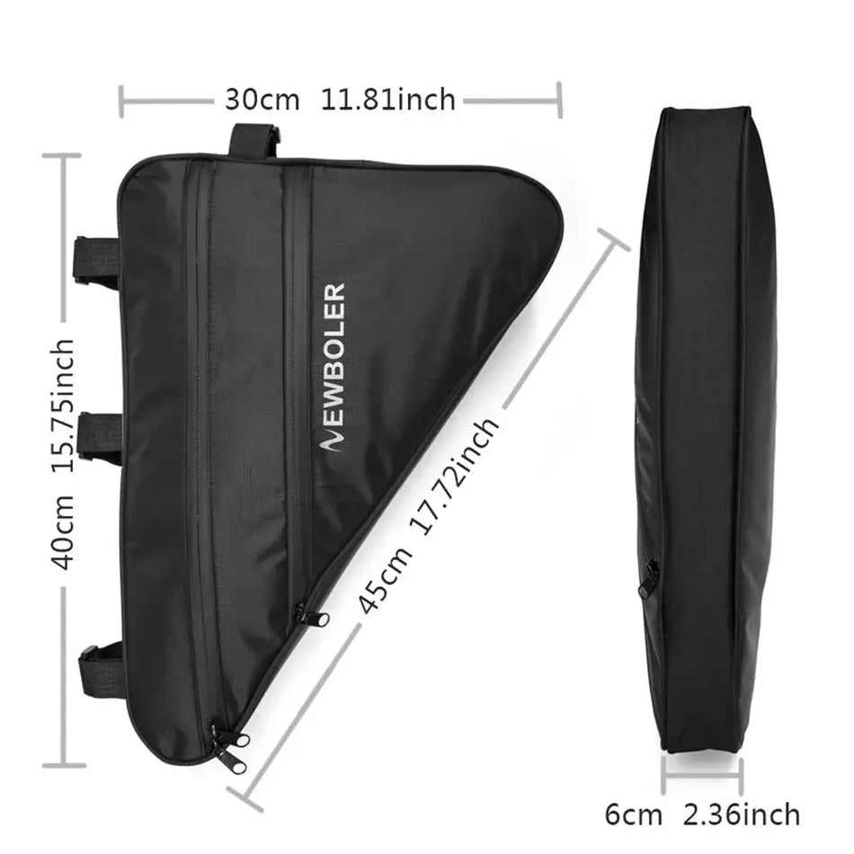 Waterproof Nylon Bicycle Frame Bag With Large Storage For Ebike Cycling by InterCyprus Trading Ltd