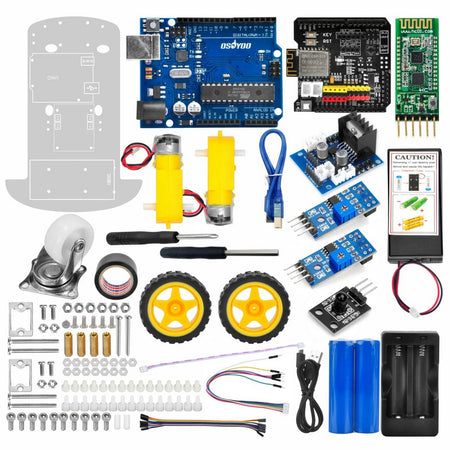 OSOYOO 2WD Robot Car Starter Kit &ndash; Intelligent Learning Experience