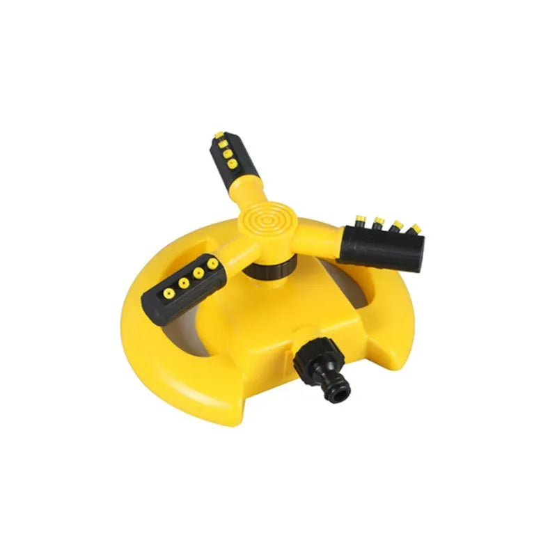 360&deg; Auto-Rotating Sprinkler Yellow