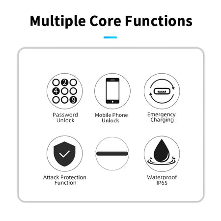 Tuya TTLock APP Key Box &ndash; IP65 Waterproof and App Unlock
