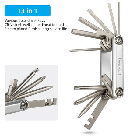 Deemount 13 In 1 Multi-Function Tool &ndash; Versatile Bicycle Chain Repair