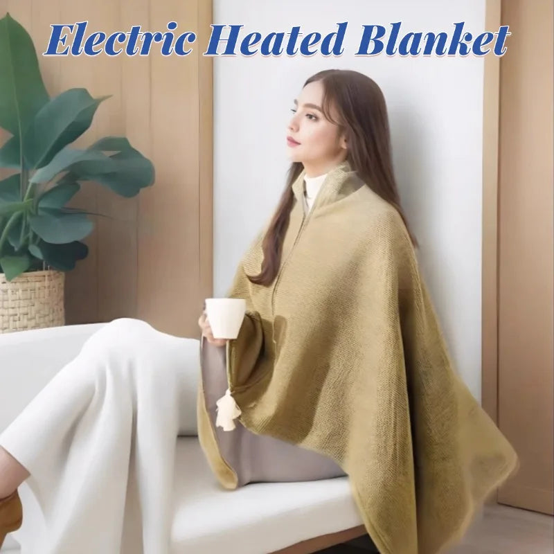 Wearable Electric Heated Blanket &ndash; Adjustable Temperature