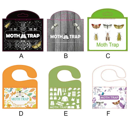 5Pcs Moth Pheromone Traps For Closet Pantry Kitchen Clothes