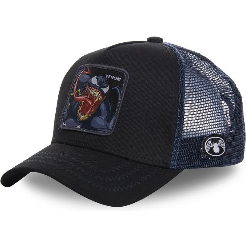 Unisex Anime Snapback Cotton Baseball Cap - Hip Hop Trucker Hat