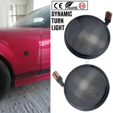 Side Marker Light For Mazda MX5 MX-5 MK1 MK2 MK3 Turn Signal Dynamic LED Repeater Lamp Flowing Indicator 1989 1999 2000-2015 by InterCyprus Trading Ltd
