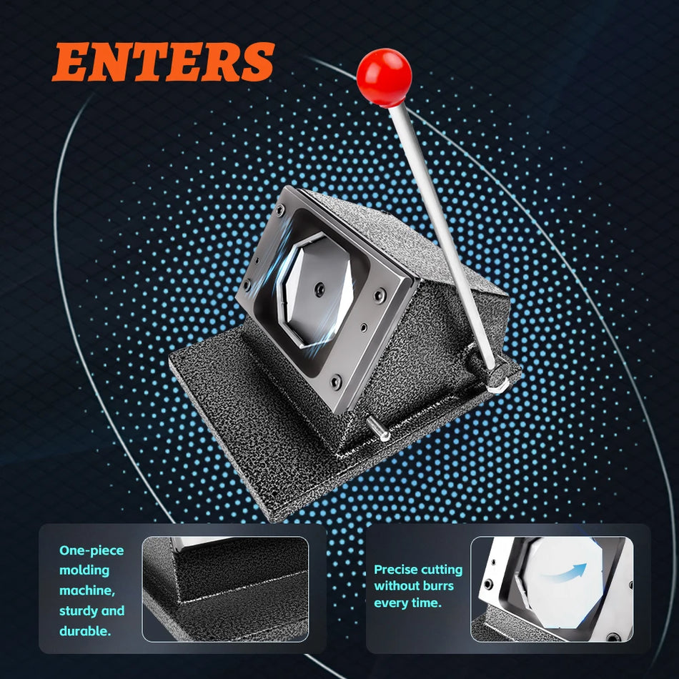 Kit de máquina para hacer imanes de nevera cuadrados DIY para imanes personalizados de 2x2 pulgadas