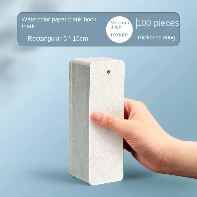 Watercolor Paper Cards for Painting - Portable Blank Postcard with Professional Watercolor Paper 100Pcs / CN