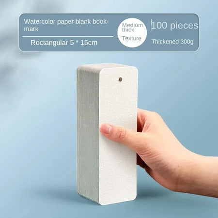 Watercolor Paper Cards for Painting - Portable Blank Postcard with Professional Watercolor Paper 100Pcs / CN