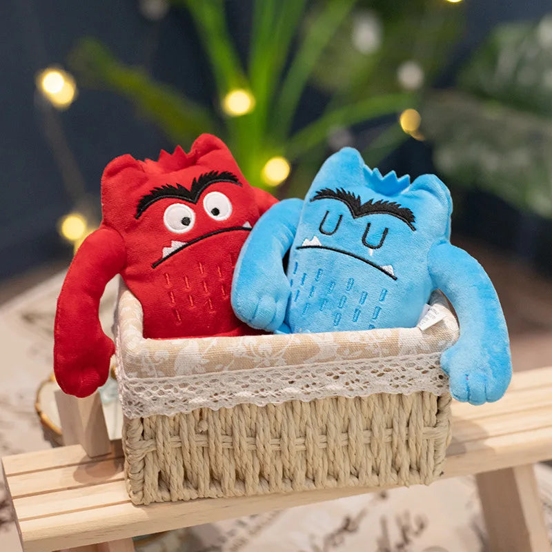 Color Monster Emotion Plush Toy - 15cm Cute Stuffed Doll for Kids