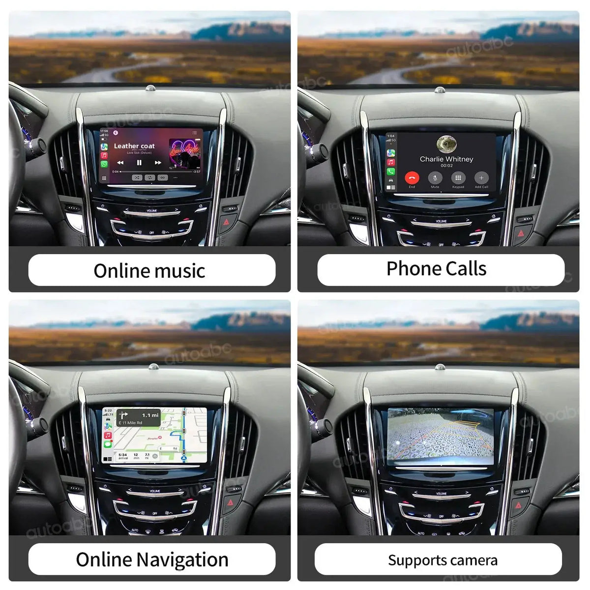Wireless CarPlay Android Auto for Cadillac XTS ATS CTS SRX 8" HMI 2.0 2.5 2013-2019 With Bluetooth AirPlay Multimedia Navigation by InterCyprus Trading Ltd