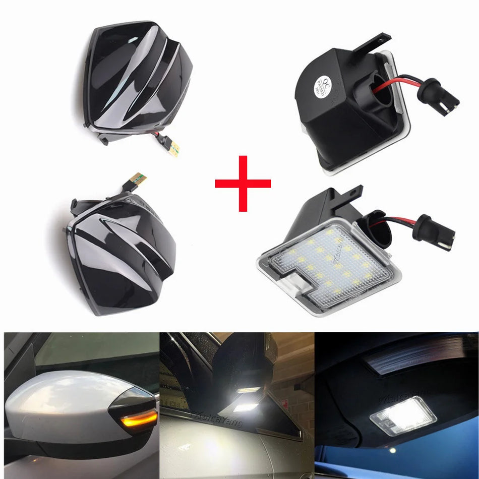 Feux clignotants LED dynamique flèche pour Ford S-Max C-Max Kuga