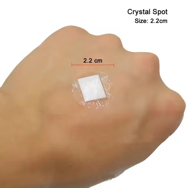 100 Pcs Medical Anti Bacteria Band Aid &ndash; Waterproof Plaster Crystal Spot(2.2cm) / 100 pcs