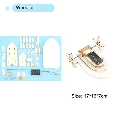 QXLRM DIY Educational Science Kit &ndash; Engaging Hands-On Learning Experience Wheeler