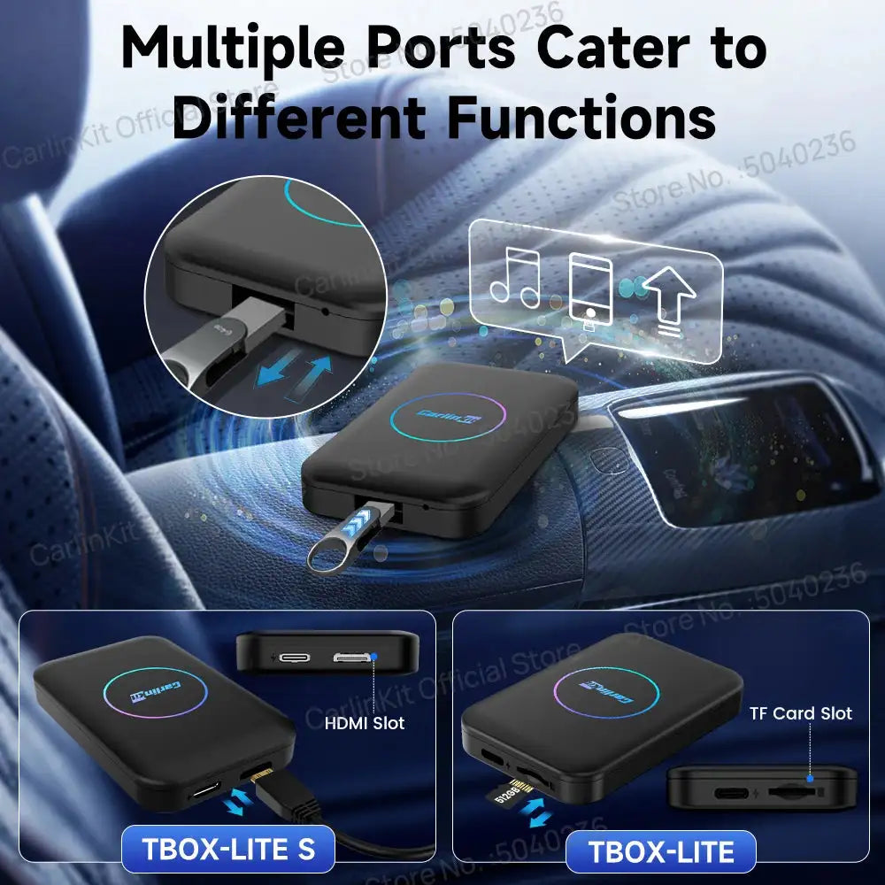 CarlinKit LITE S 3in1 Wireless CarPlay Android Auto TV Box