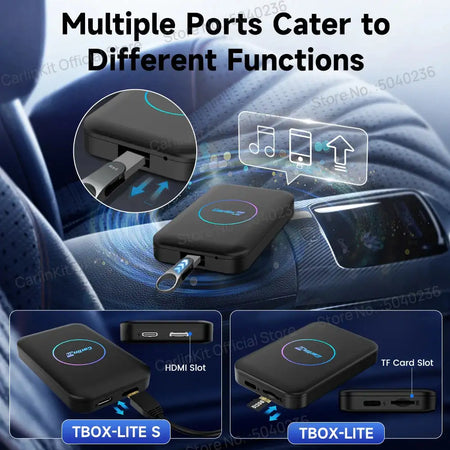 CarlinKit LITE S 3in1 Wireless CarPlay Android Auto TV Box