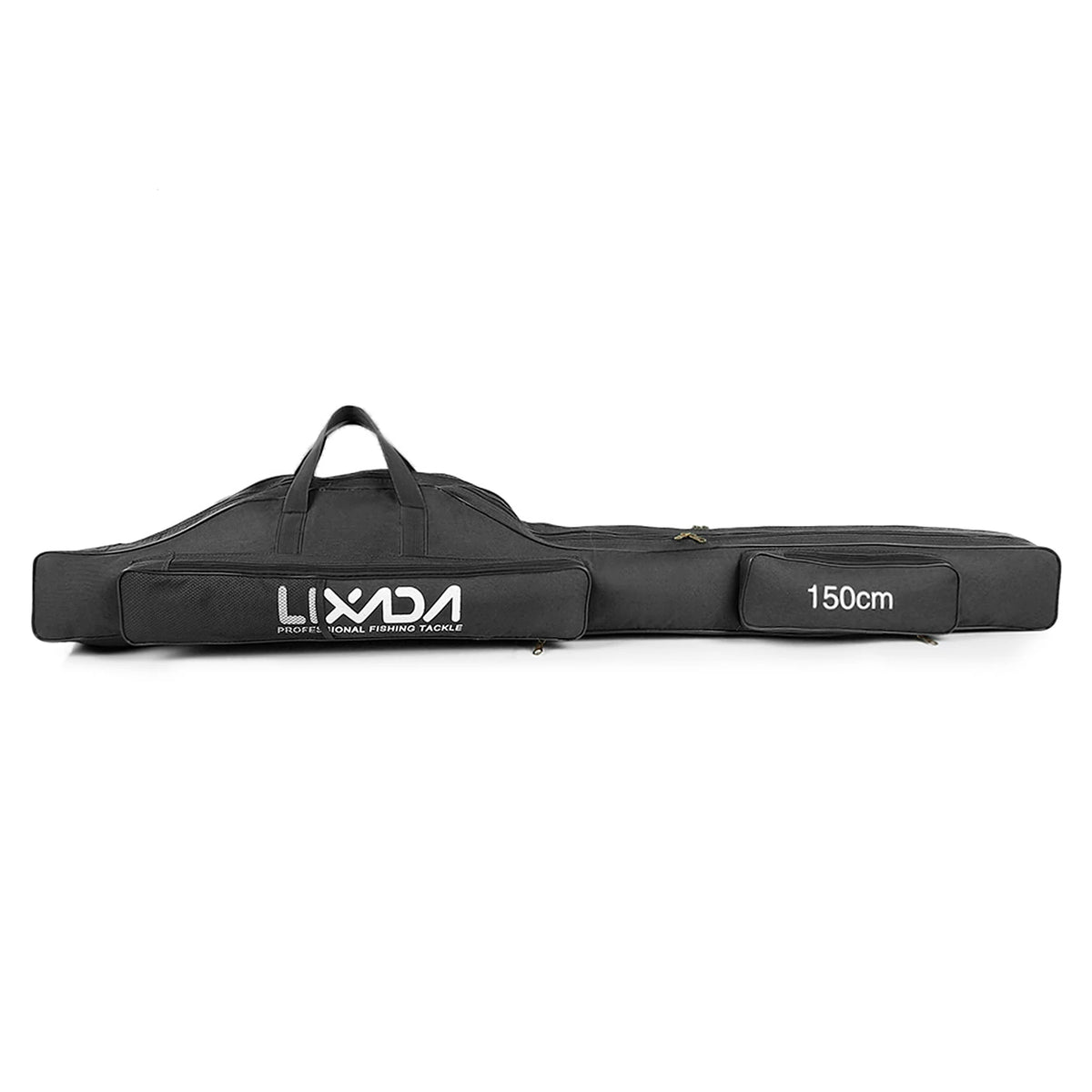 LIXADA Tackle Pack - Portable Folding Rod Bag Organizer Black  150CM