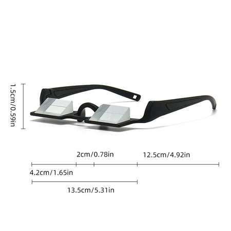 Lightweight Belay Glasses with High Transparency Prisms for Comfortable Outdoor Climbing