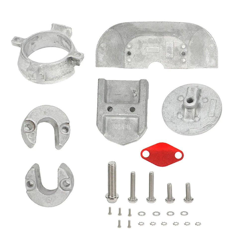 Kit de anod din aluminiu Mercruiser Alpha 1 Gen 2 pentru sterndrive-uri, rezistent la rugină și de înaltă rezistență
