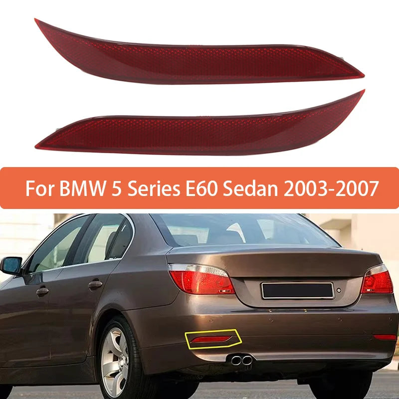 Отражающие полосы красная линза для BMW 5 Series E60 E61 2003-2007