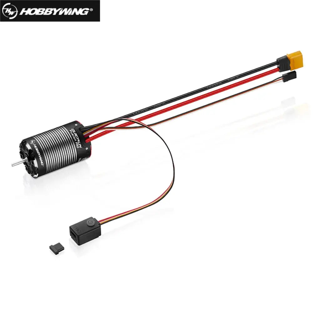 HobbyWing QuicRun Fusion Pro 540 2300KV Brushless Sensory Motor Built In 60A ESC 2 in 1 for RC 1/10 Climbing Car by InterCyprus Trading Ltd