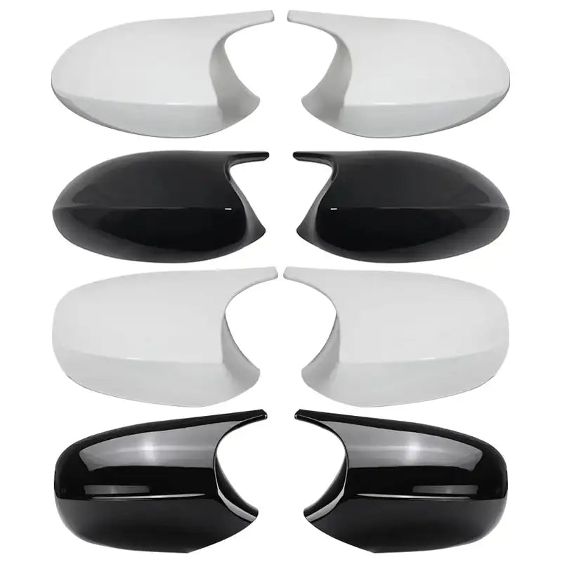 White Replacement Rearview Mirror Covers For BMW 1 Series